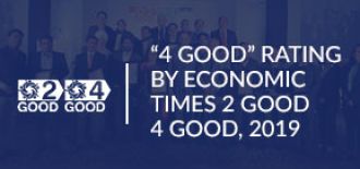 “4 Good” Rating by Economic Times 2 Good 4 Good, 2019